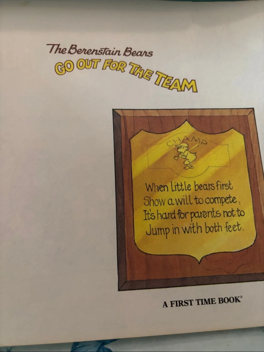 The Berenstain Bears Go Out for the Team